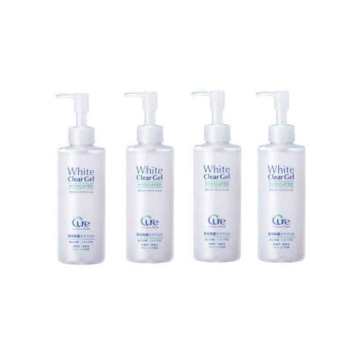 Unknown CURE White Clear Gel Medicated 200g (4ea) Set