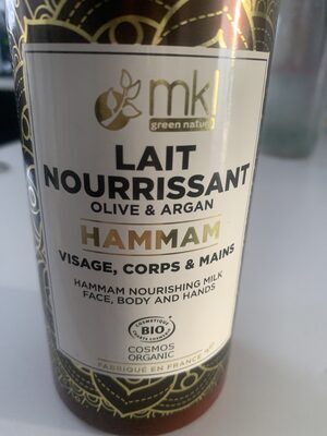 lait nourrissant olive et Argan