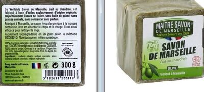 Savon de Marseille olive MAITRE SAVON