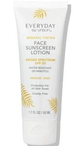 Unsun Everyday Mineral Tinted Face Sunscreen Lotion SPF30 Medium|Deep
