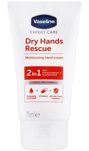 Vaseline Dry Hand Rescue 2-in-1 Moisturising Hand Cream