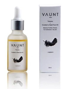 Vaunt Tamanu + Cranberry Seed Face Oil With Vitamin F Forte