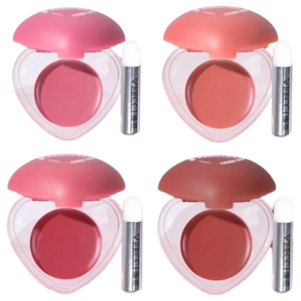 VEECCI Heart Pudding Lip & Cheek Multi-Use Cream - 5g