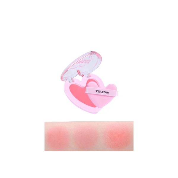 VEECCI Heart-Shaped Mousse Cream Blush - 3.8g