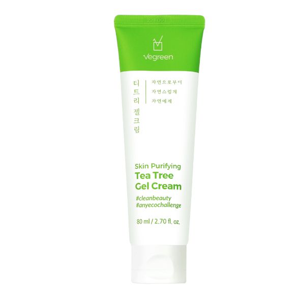 VEGREEN Skin Purifying Tea Tree Gel Cream - 80ml