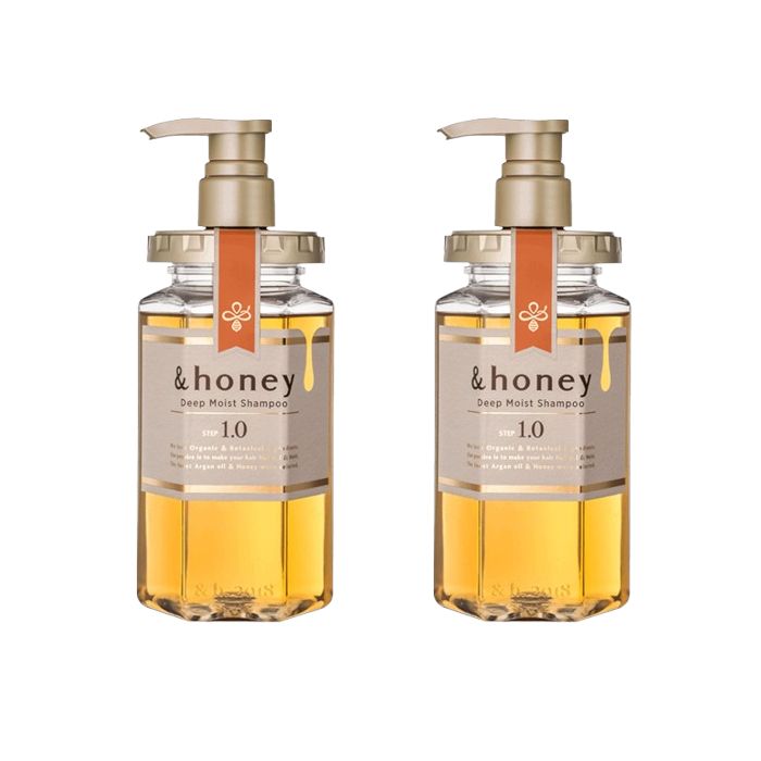 ViCREA & honey Deep Moist Shampoo Step1.0 - 440ml (2ea) Set