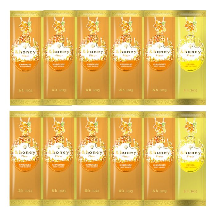 ViCREA & honey Fleur Shampoo & Treatment Trial Set - 10ml+10g - (10ea) Set