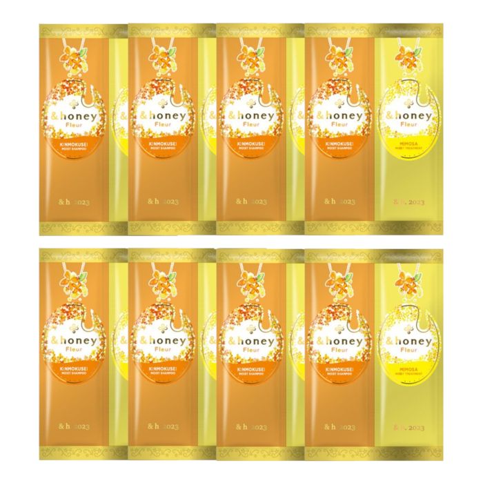 ViCREA & honey Fleur Shampoo & Treatment Trial Set - 10ml+10g - (8ea) Set
