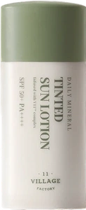 VILLAGE 11 FACTORY Daily Mineral Tinted Sun Lotion SPF 50+ PA++++