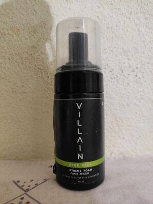 villain aloe vera foam face wash