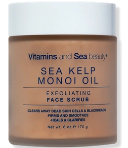 Vitamins and Sea Beauty Monoi Oil & Sea Kelp Exfoliating Face Scrub