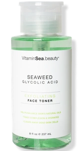 Vitamins and Sea Beauty Seaweed Glycolic Acid Exfoliating Face Toner