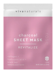 Vivanaturals Charcoal Sheet Mask Revitalize