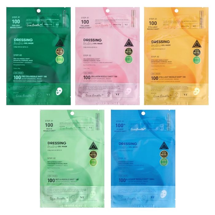 VT 100 2Step Hydrogel Mask Buffet Set