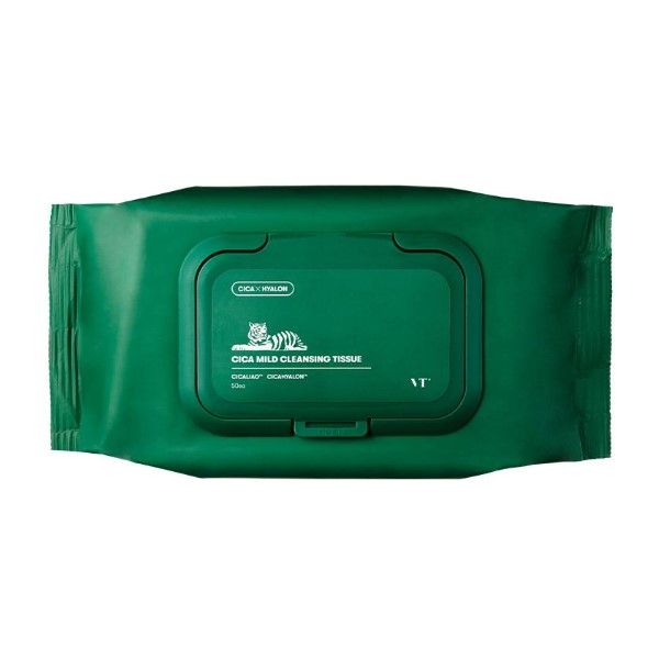 VT Cica Mild Cleansing Tissue - 50pcs
