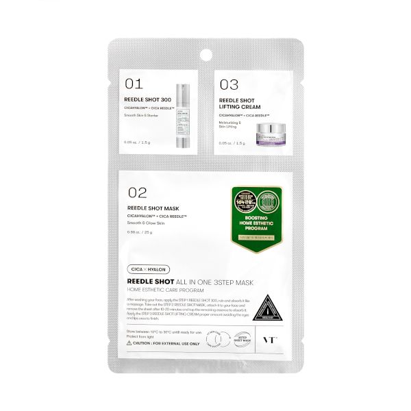 VT Reedle Shot All In One 3Step Mask - 1.5g*2 + 25g