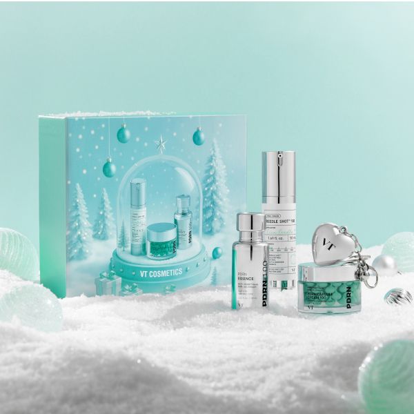 VT Reedle Shot & PDRN Shining Holiday Edition - 1 set (4 items)