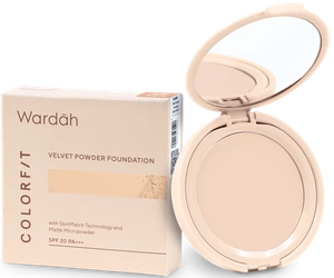 Wardah Colorfit Velvet Powder Foundation