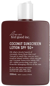 We are Feel good Inc Coconut Sunscreen Lotion SPF 50+