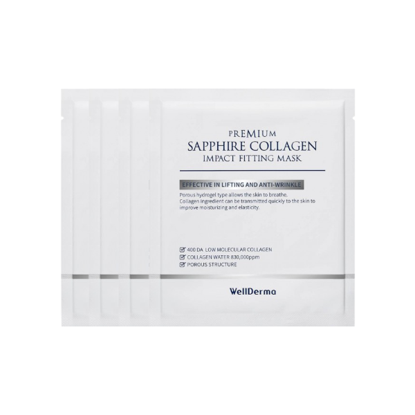 WELLDERMA Collagen Impact Fitting Mask - 4pcs