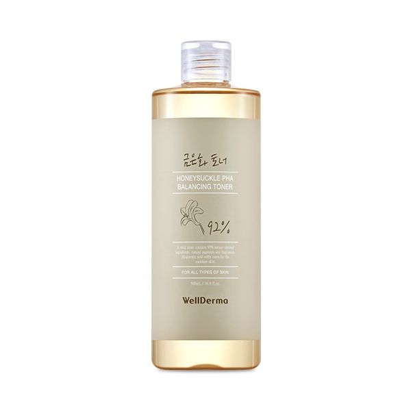 WELLDERMA Honeysuckle PHA Balancing Toner - 500ml