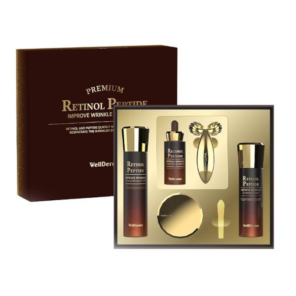 WELLDERMA Premium Retinol Peptide Lifting Restore Special Set - 1set(5 items)
