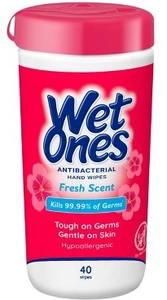 Wet Ones Antibacterial Hand Wipes Fresh Scent