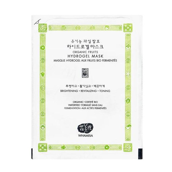 WHAMISA Organic Fruits Hydrogel Mask - 33g X 1pc