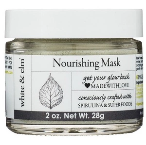 White & Elm Unscented Spirulina Green Superfood Nourishing Face Mask