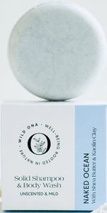 Wild-ona Naked Ocean - Unscented Solid Shampoo & Body Wash