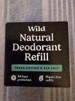 Wild natural deodorant refill