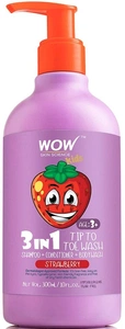 WOW skin science Kids 3-In-1 Strawberry Tip To Toe Wash