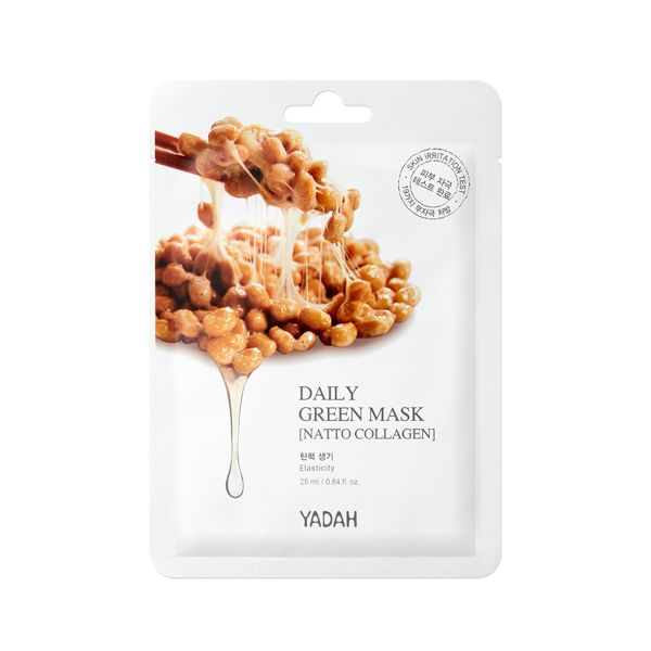 YADAH Daily Green Mask - Natto Collagen - 25ml X 1pc