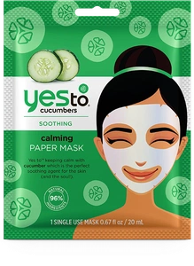 Yes To Cucumbers Calming Paper Mask
