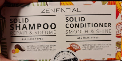 zenential solid shampoo