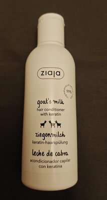 Goat's milk hair conditioner with keratin