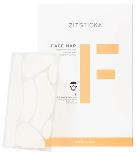 ZitSticka Face Map Surface Area Extraction Patches