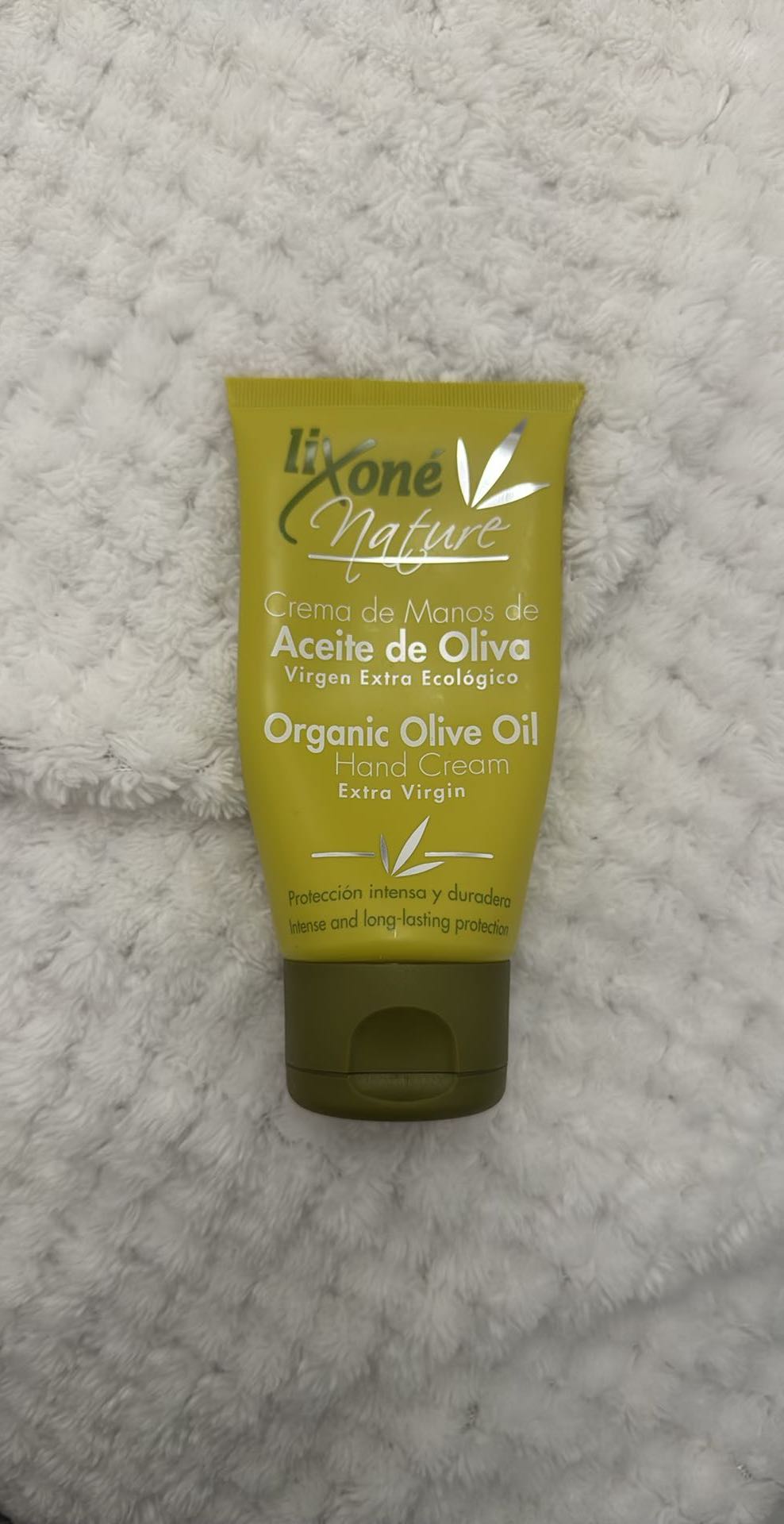 Lixone Nature Organic Olive Oil Hand Cream Extra Virgin (Crema de Manos Aceite de Oliva)