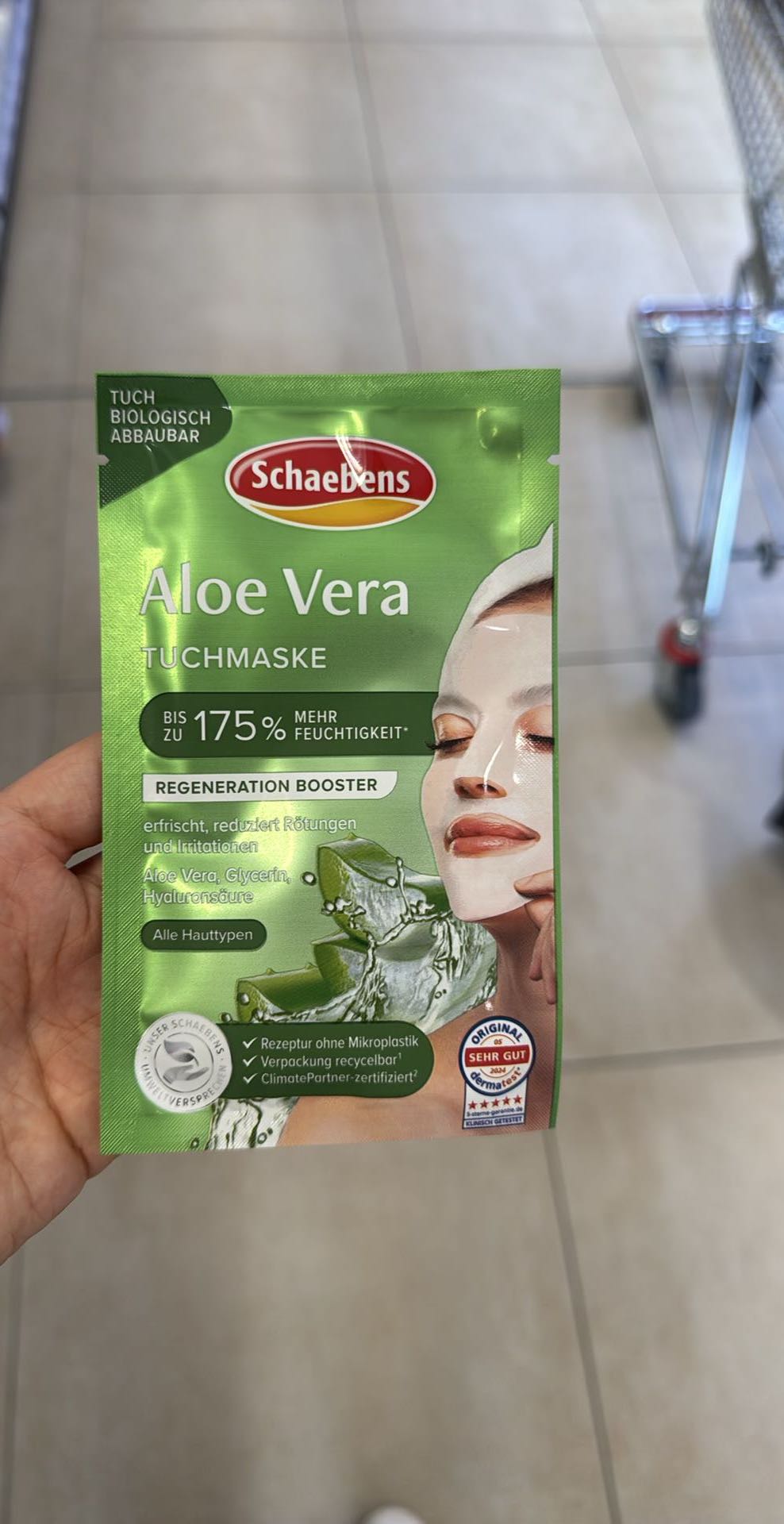 Aloe Vera Tuchmaske (Regeneration Booster)