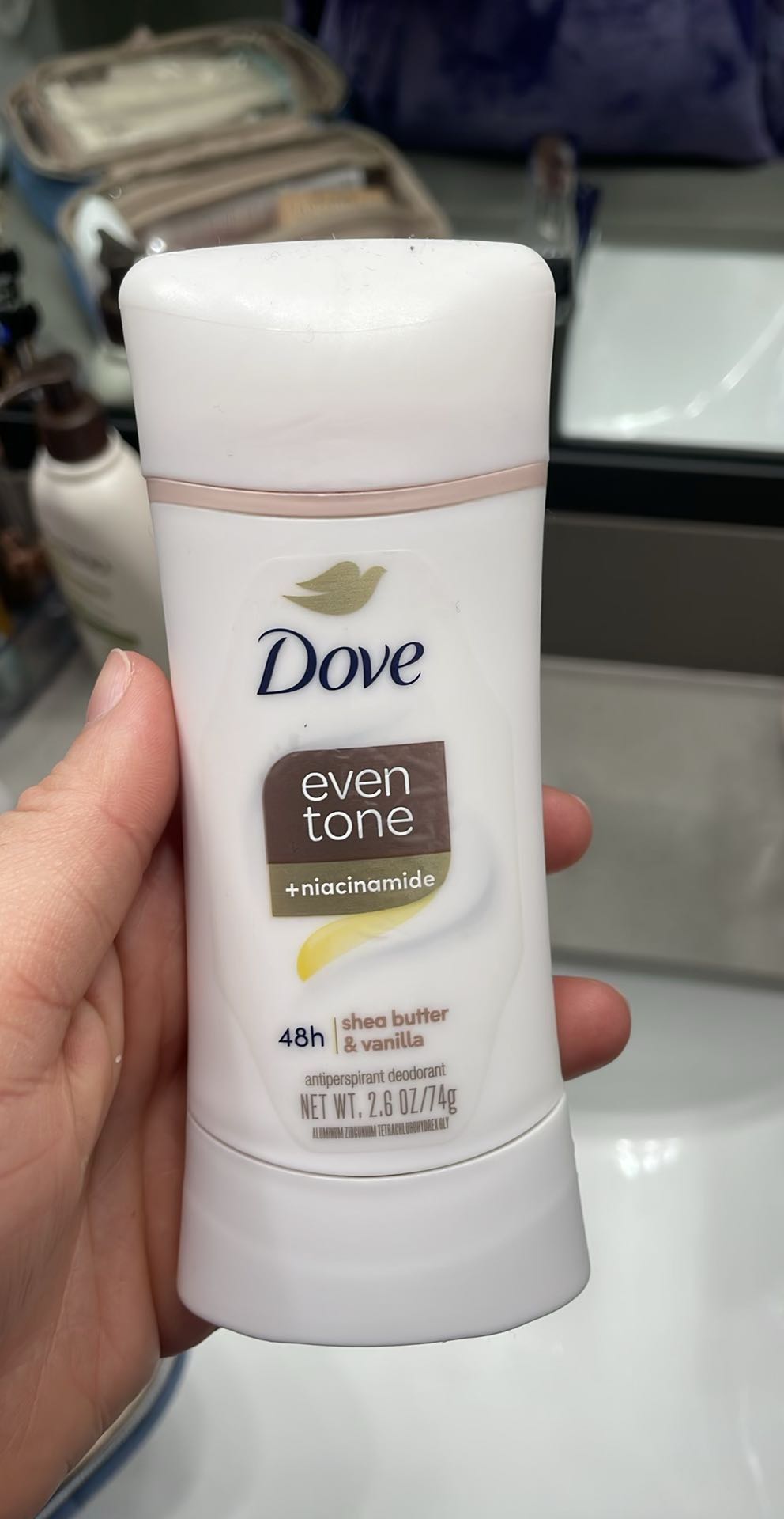 Dove Even Tone + Niacinamide Shea Butter & Vanilla 48h Antiperspirant Deodorant 2.6 oz (74 g)