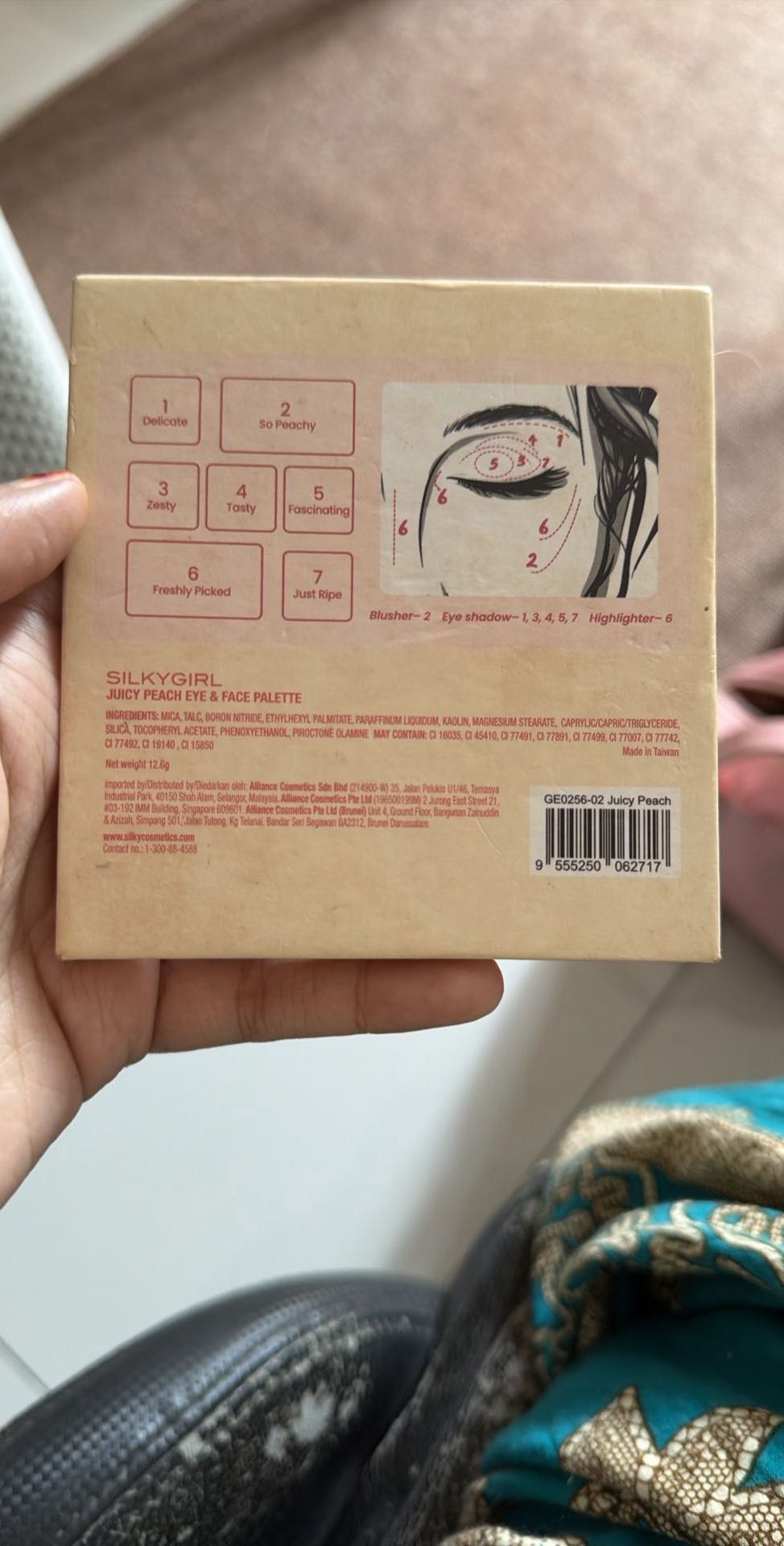 Silkygirl Juicy Peach Eye & Face Palette (Juicy Peach)