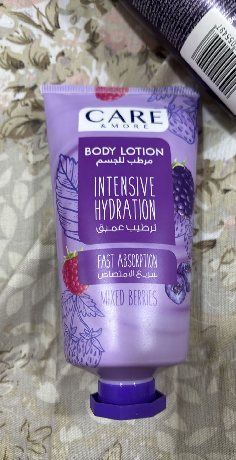 Care & More Body Lotion Intensive Hydration Fast Absorption Mixed Berries