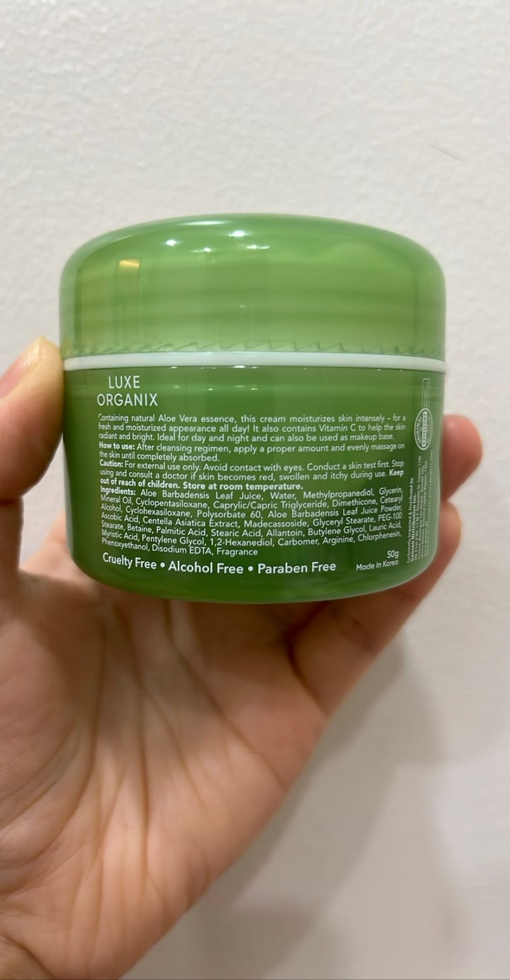 Luxe Organix Aloe Vera Essence Cream