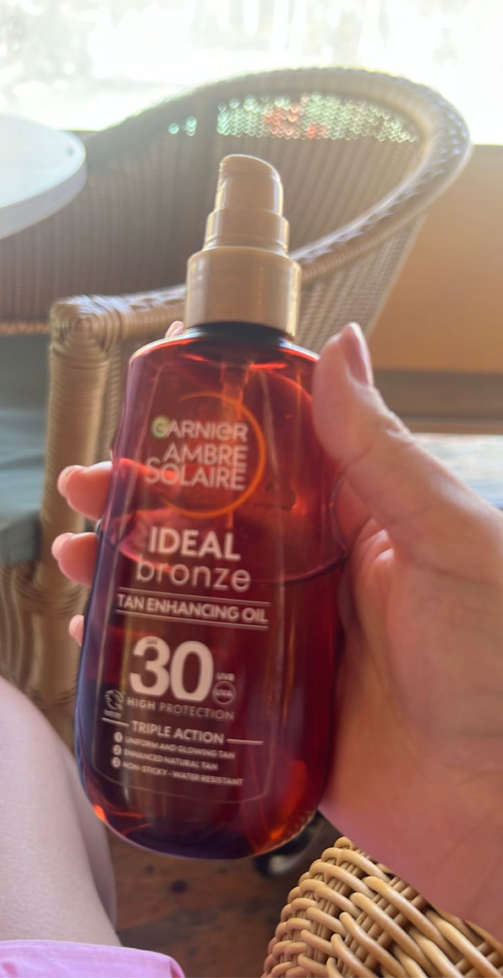 Garnier Ambre Solaire Ideal Bronze Tan Enhancing Oil SPF 30