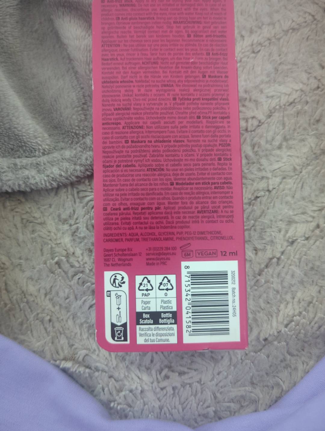 Anti-Frizz Stick 12 ml