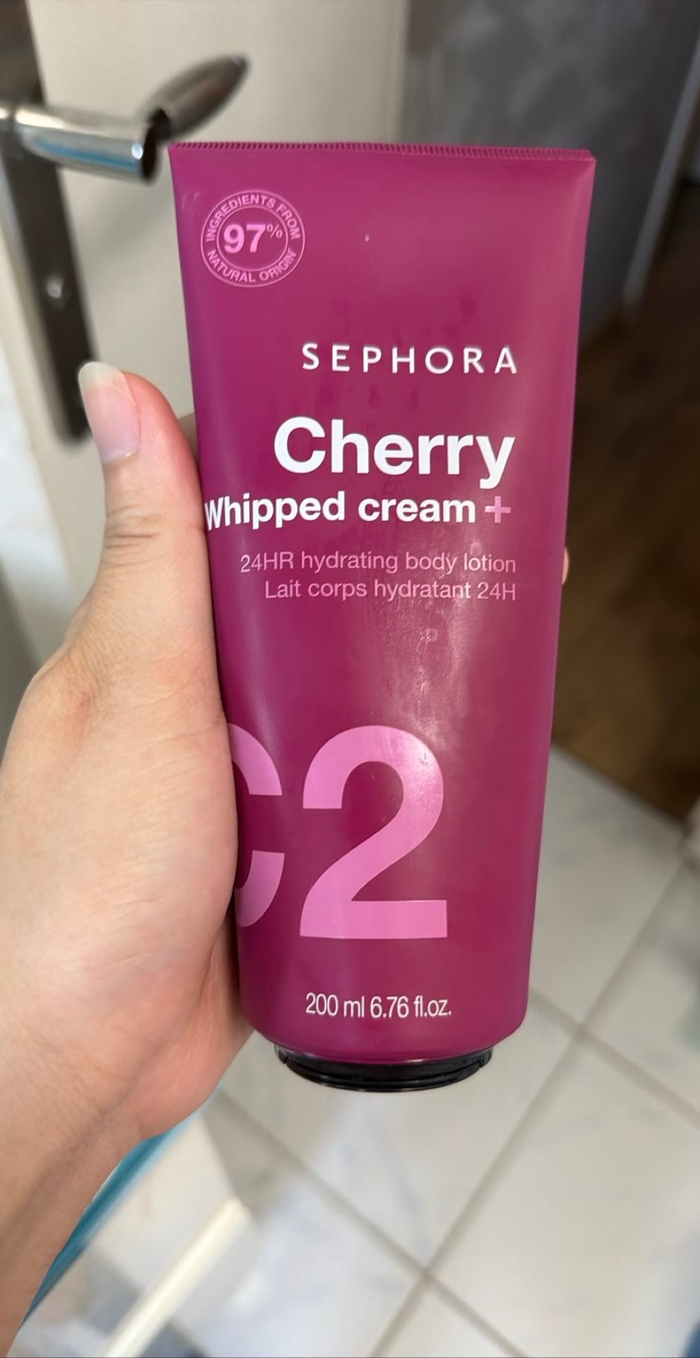 Sephora Cherry Whipped Cream+ 24HR Hydrating Body Lotion 200 ml (6.76 fl. oz.)