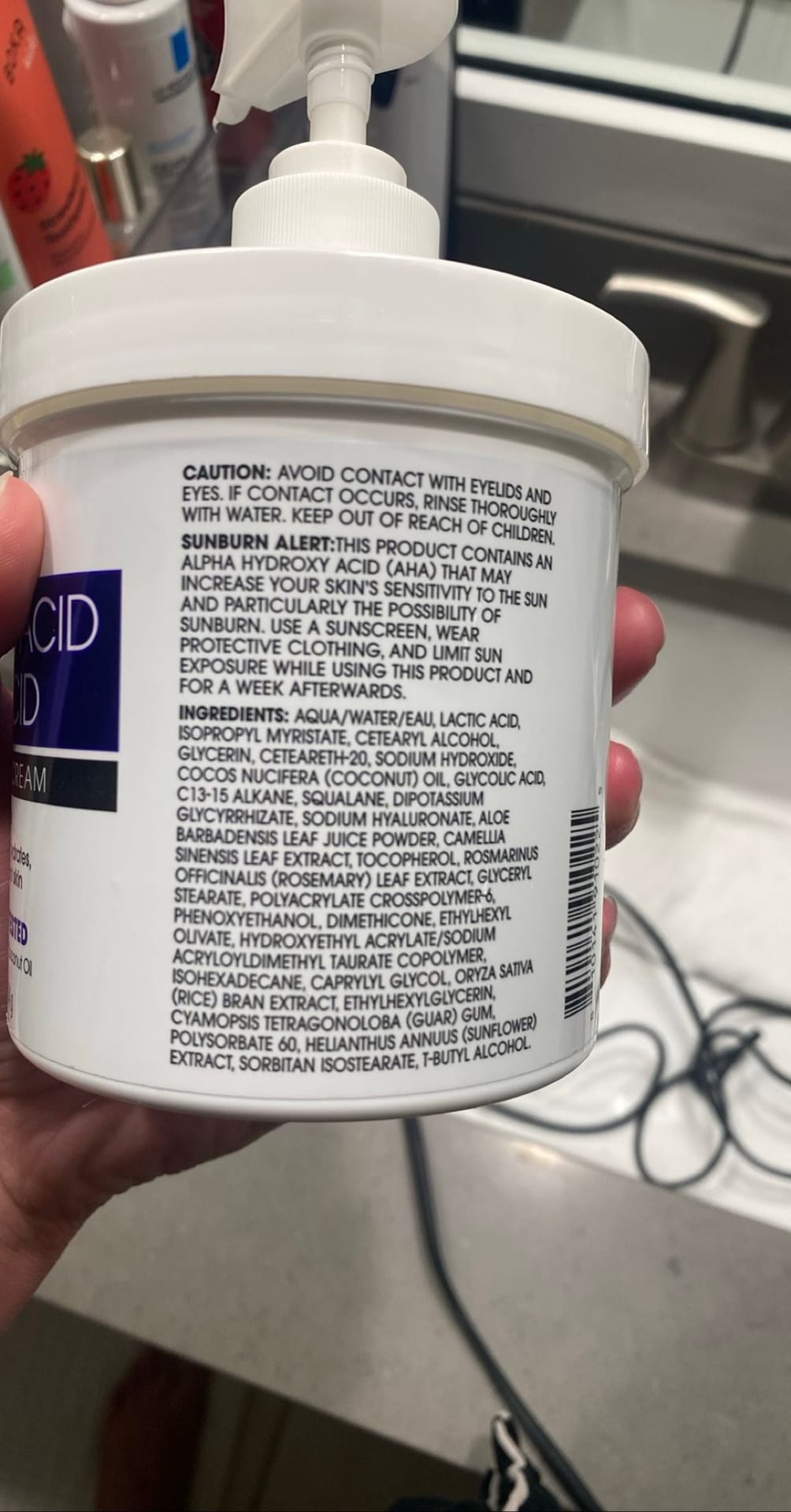 Lactic Acid Body Cream