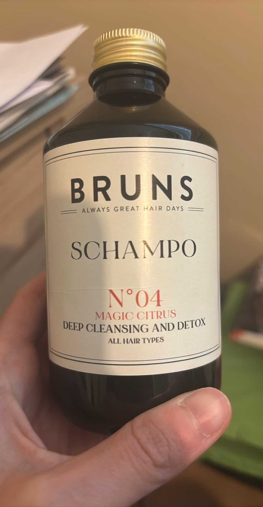 SCHAMPO N°04 MAGIC CITRUS DEEP CLEANSING AND DETOX